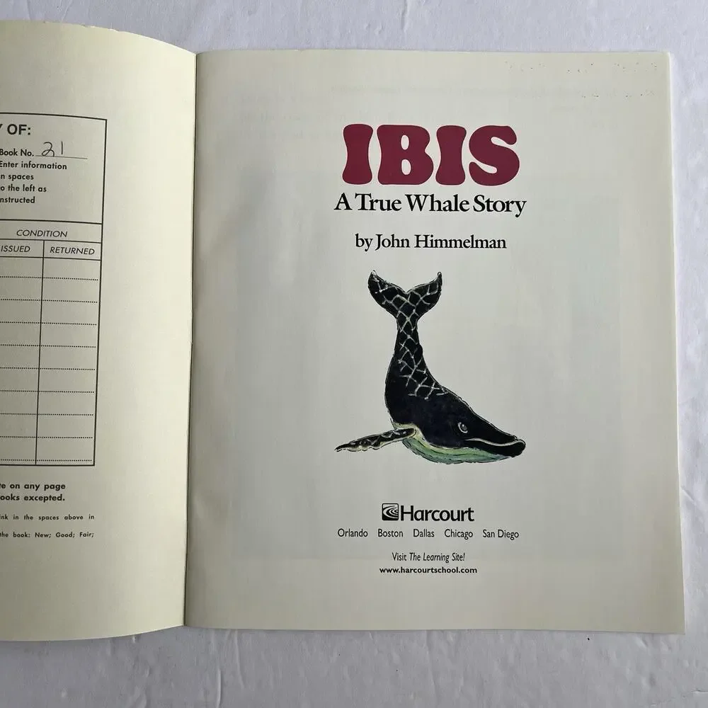 Dolphin Adventure A True Story and Ibis A True Whale Story Set of 2 Books